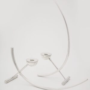 Pair of Sterling Candlesticks