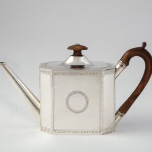 George III Period Sterling Silver Tea Pot