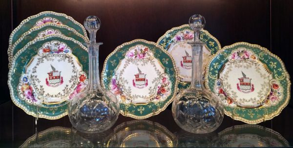 George IV Period – Set of Armorial Porcelain Plates Group