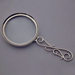 Edward VII Period Sterling Magnifying Glass