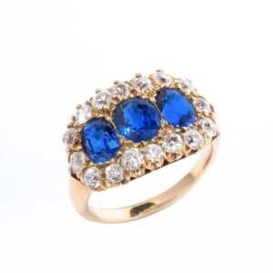 Jung & Klitz Sapphire and Diamond Ring