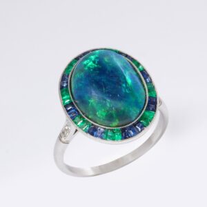 Art Deco Opal Ring