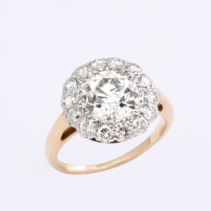 Victorian Diamond Cluster Ring