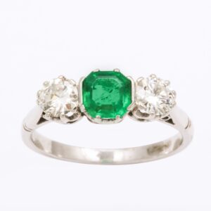 Emerald & Diamond Ring