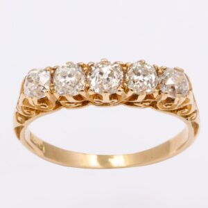 Victorian 5 Stone Diamond Ring