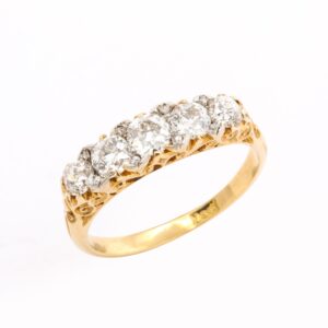 Victorian 5-Stone Diamond Ring