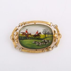 American Hunt Brooch