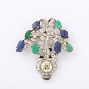 American Giardinetto Brooch