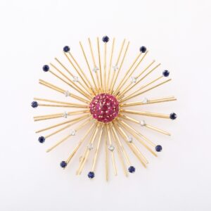 Mid-Century 'Sputnik' Brooch