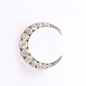 Tiffany & Co Diamond Crescent Brooch