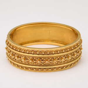 Victorian Period 18kt Gold Bangle Bracelet