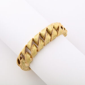 French 18kt Gold Link Bracelet