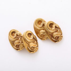 American 14kt Gold Cuff Links