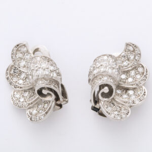 American Platinum & Diamond Earrings