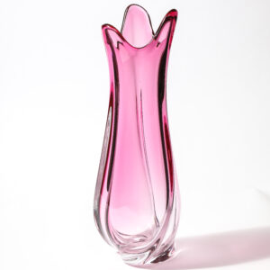 European Art Glass Vase, Charles Graffart for Val St. Lambert